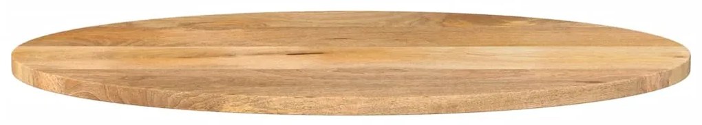 Tampo de mesa oval 140x50x3,8 cm madeira de mangueira maciça