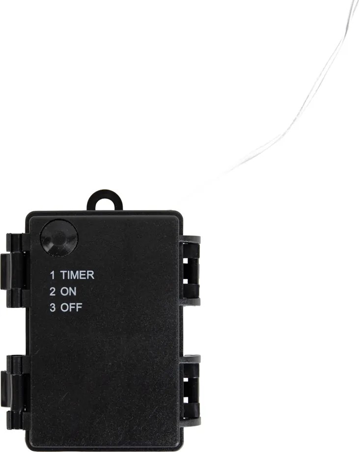 Luz de estaca de néon de Natal Bengala doce vermelha Incl. LED com temporizador IP44 - Fura