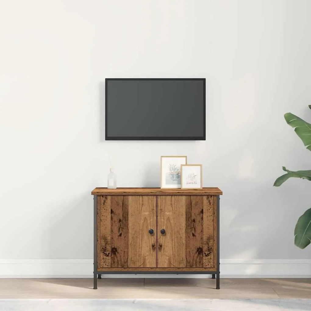 Suporte para TV Old Wood da Madeira velha 60 x 35 x 45 cm Durável