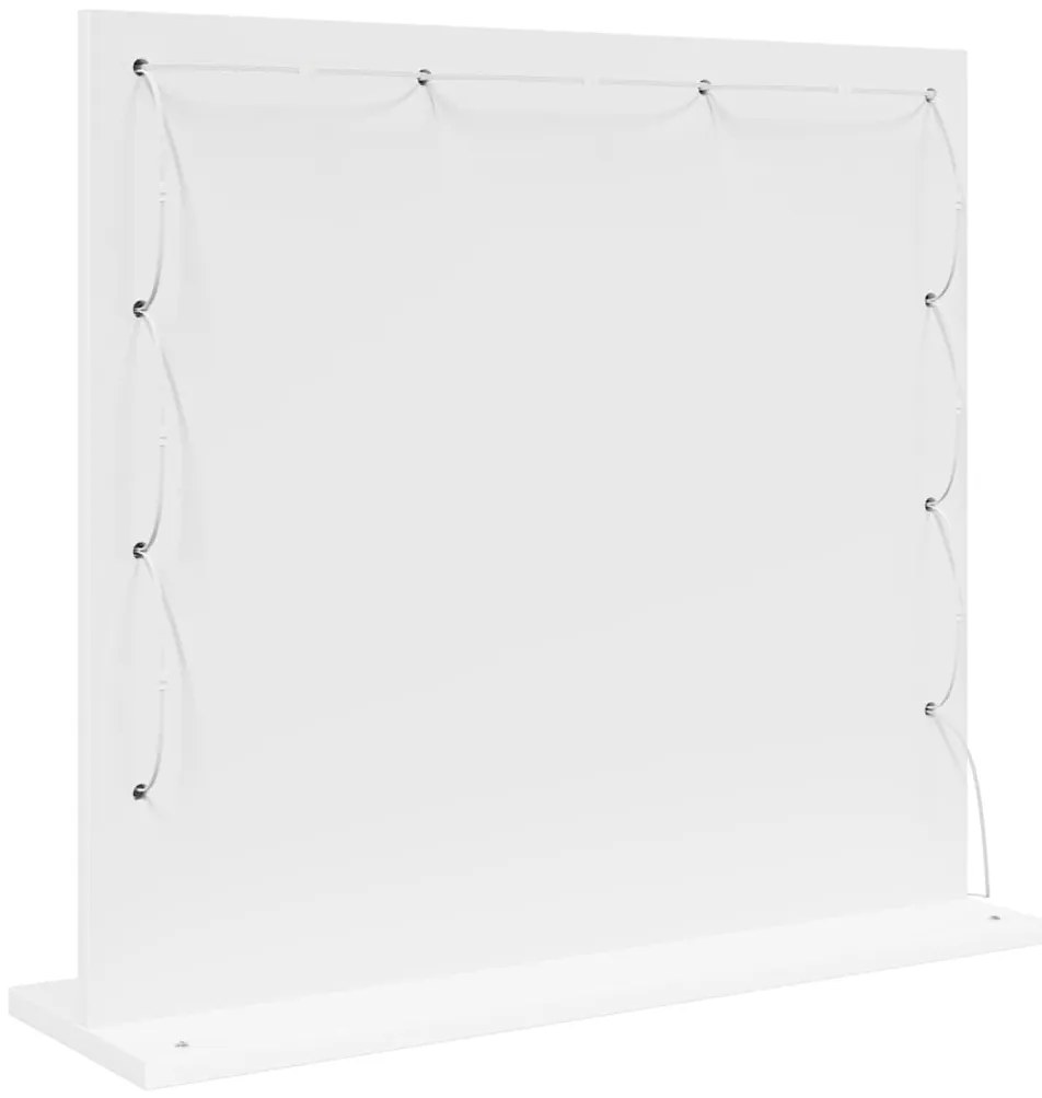 Espelho de Maquilhagem com Luzes LED Branco 60x55x18 cm