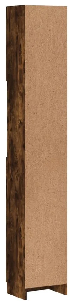 Armário WC 32x25,5x190 cm derivados de madeira carvalho fumado
