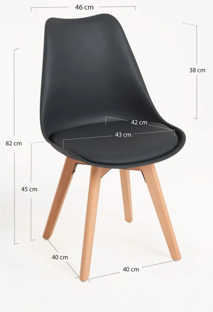 Cadeira Synk Basic - Preto