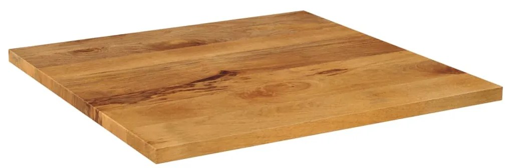Tampo de mesa quadrado 70x70x3,8 cm mangueira maciça