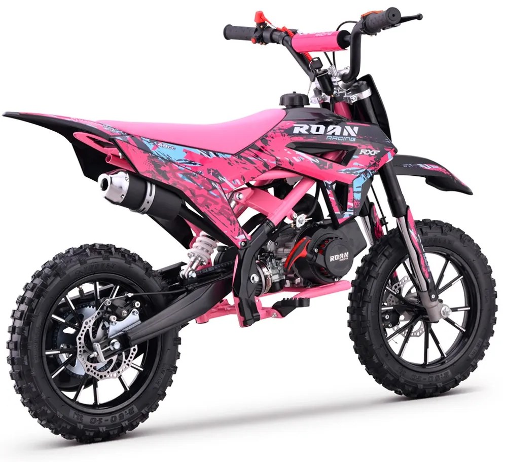 MINI MOTO PARA CRIANÇAS MiniCross Roan RXF 49cc 4.5CV Rosa