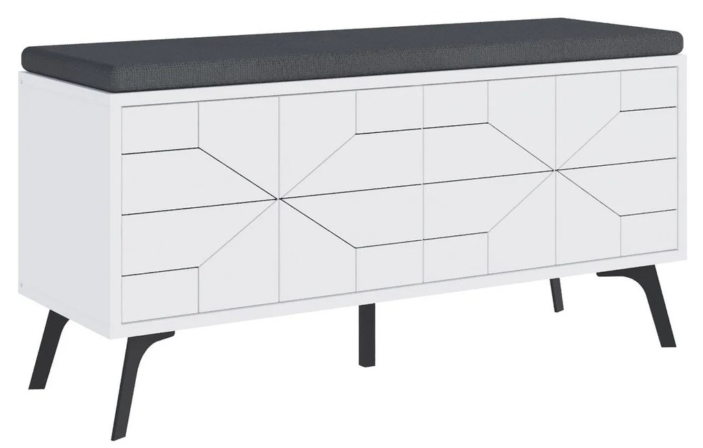 Armário Multiusos Berlin A – Nogueira e Branco – 60x200x35 cm