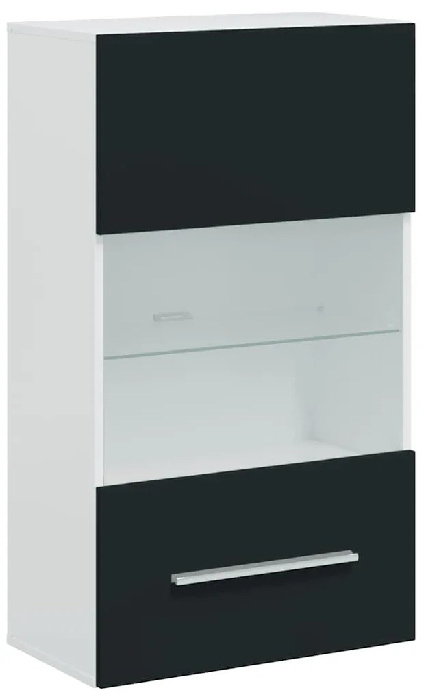 Móveis TV 5pcs com iluminação LED madeira projetada índigo mate