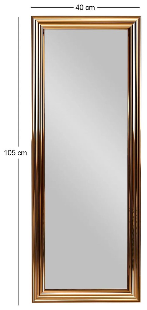 Espelho Smooth – Bronze – 40x105x3 cm