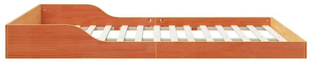 Estrutura da Cama Castanho-mel 140 x 210 cm