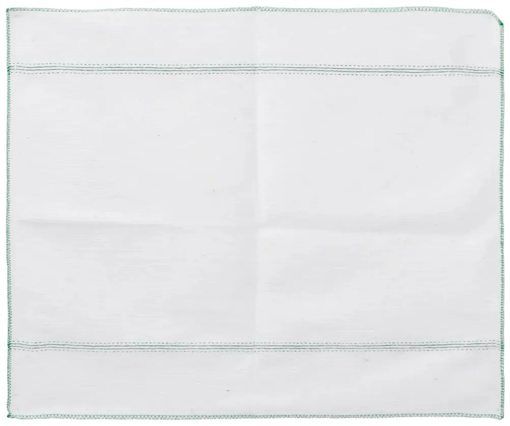 Panos de Limpeza 5 pcs 50x60 cm branco com riscas verdes