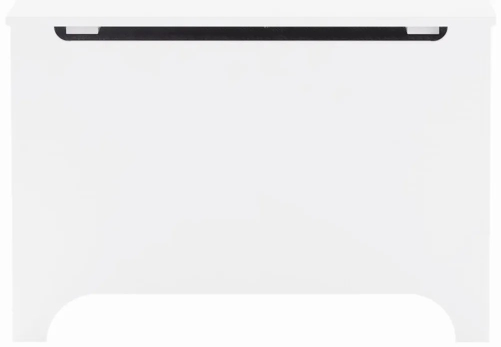 Caixa de arrumação c/ tampa RANA 80x49x54cm pinho maciço branco