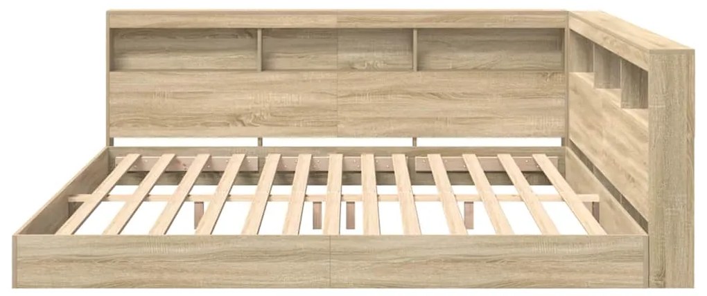 Cama Estante Carvalho Sonoma 180 x 200 cm