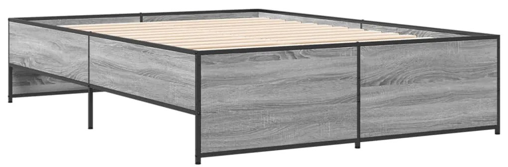 Estrutura de cama 120x190 cm derivados madeira/metal