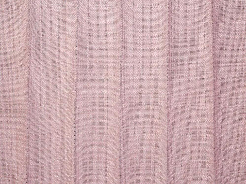 Poltrona em tecido rosa VAASA Beliani