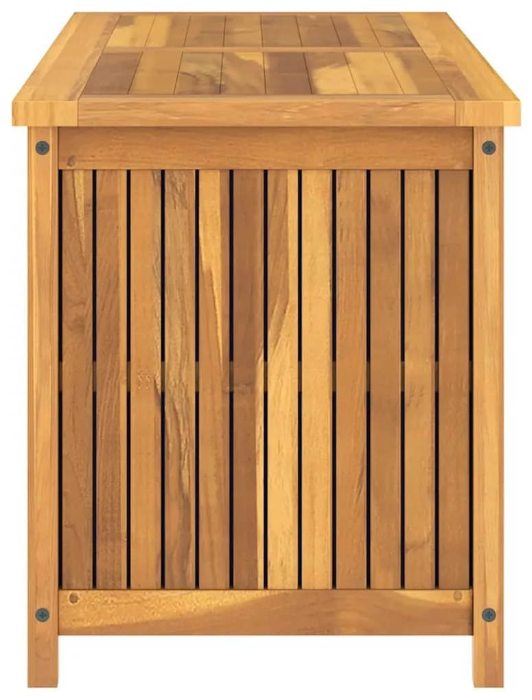 Caixa para jardim 114x50x58 cm madeira de teca maciça