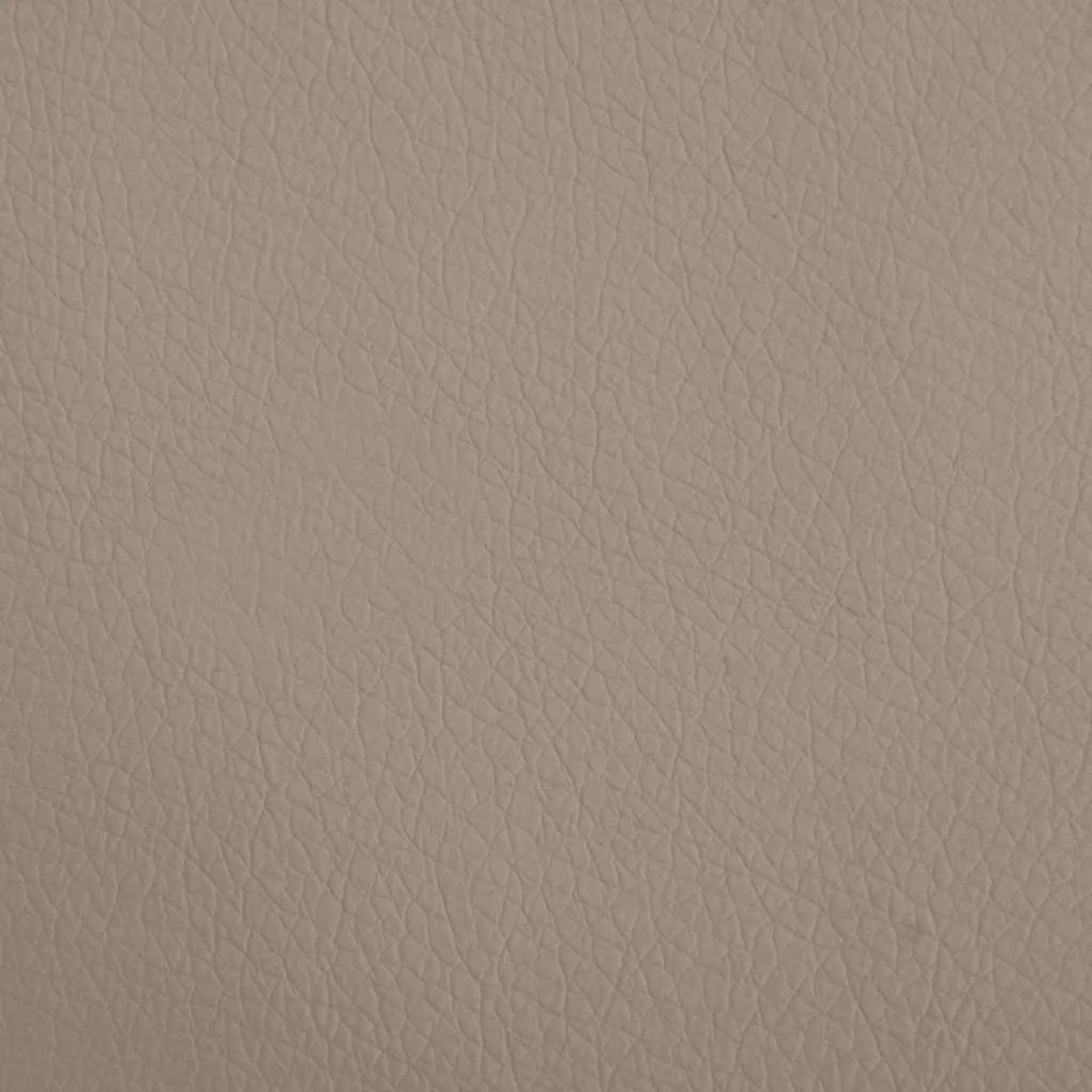 Cama para cães 60x40x30 cm couro artificial cor cappuccino