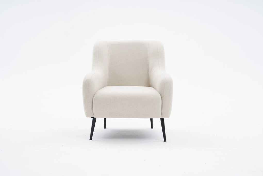 Sofá de 1 Lugar Revos – Creme – 80x83x78 cm
