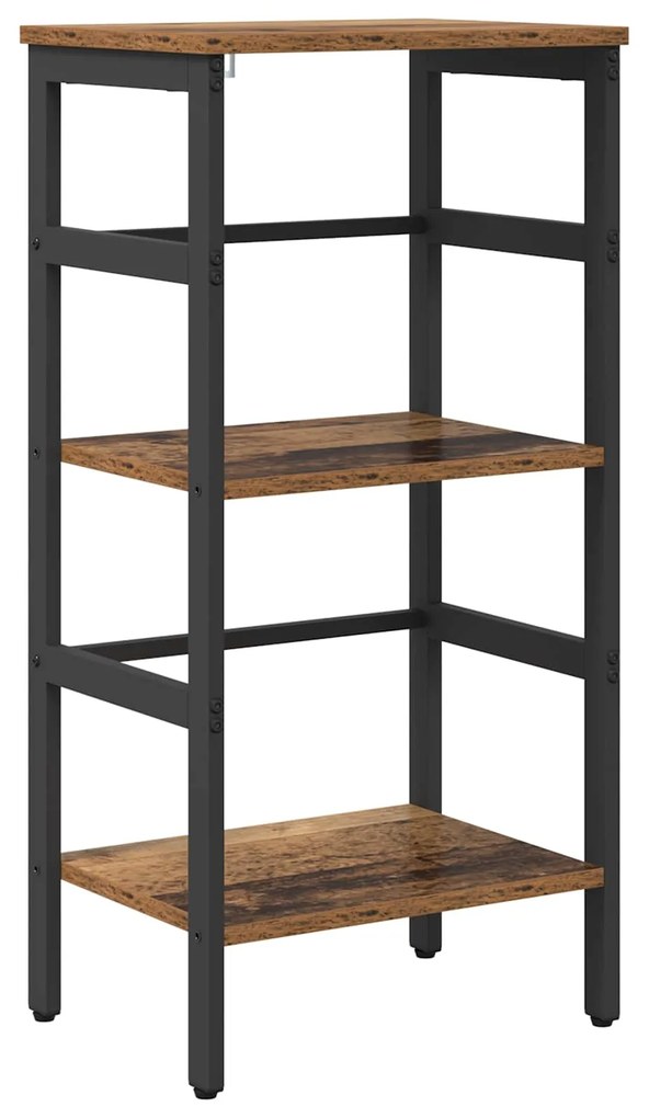 vidaXL Estante Madeira Antiga 40 x 29,5 x 81 cm Madeira processada