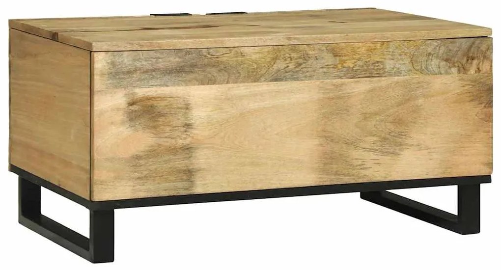 Mesa de Centro - 80 x 50 x 40 cm, Madeira de Mangueira Maciça
