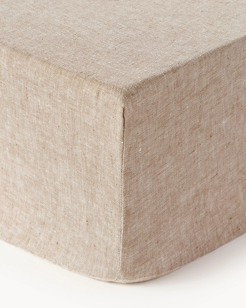 Lençol em linho com elástico boxspring Linna