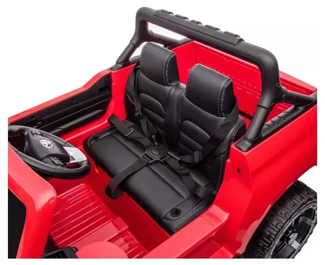 TOYOTA HILUX Carro Elétrico Infantil 24V 2 Lugares C/ MP4 Branco