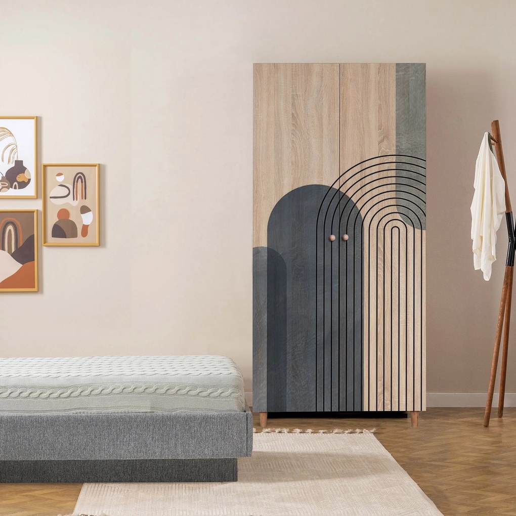Roupeiro Lidya – Sonomo – 90x192x52 cm