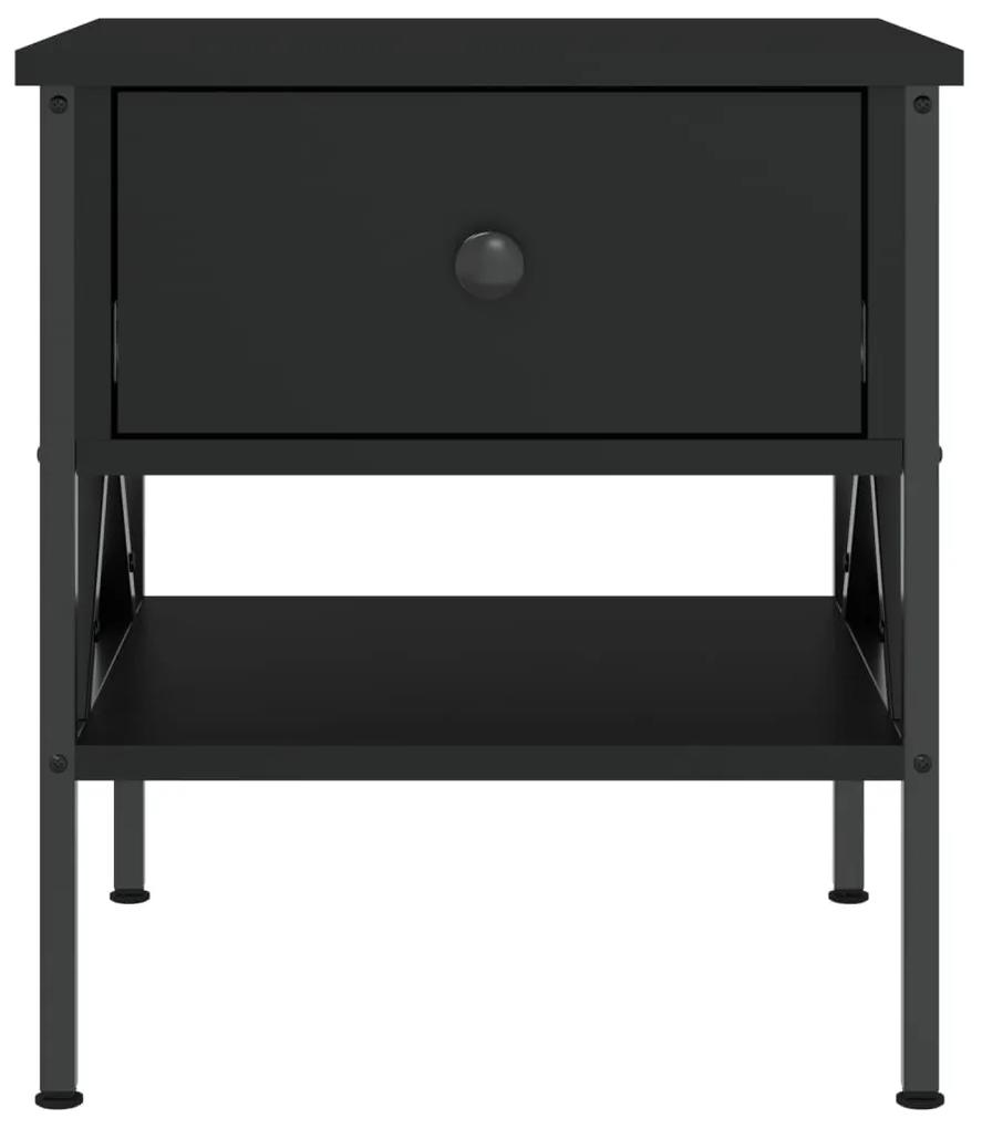 Mesa de cabeceira 40x42x45 derivados de madeira preto