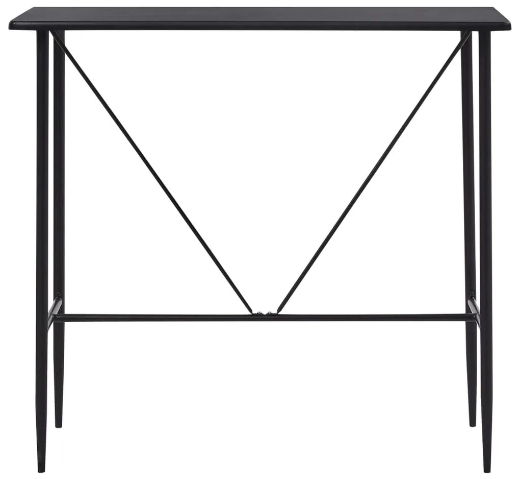 5 pcs conjunto de bar tecido cinzento-escuro
