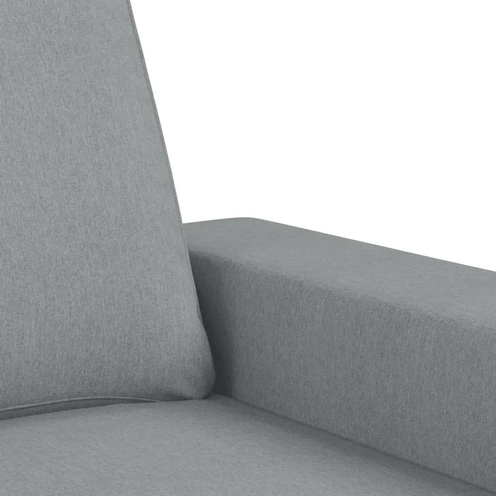 Poltrona tecido 60 cm cinzento-claro