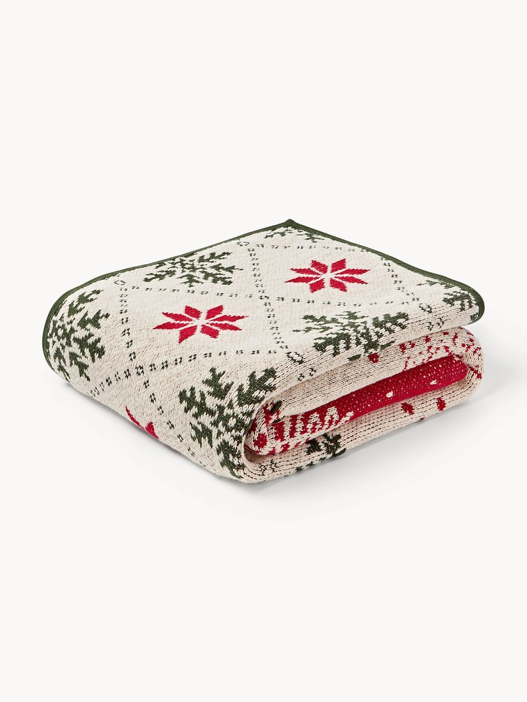 Manta de malha com motivo de Natal Starry