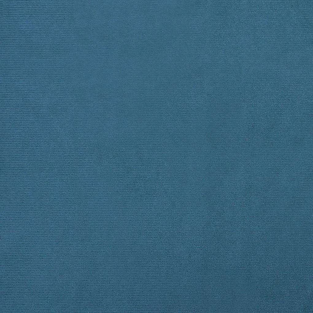 Cama para cães 100x54x33 cm veludo azul