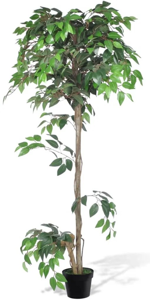 Planta artificial, ficus, com vaso, 160 cm