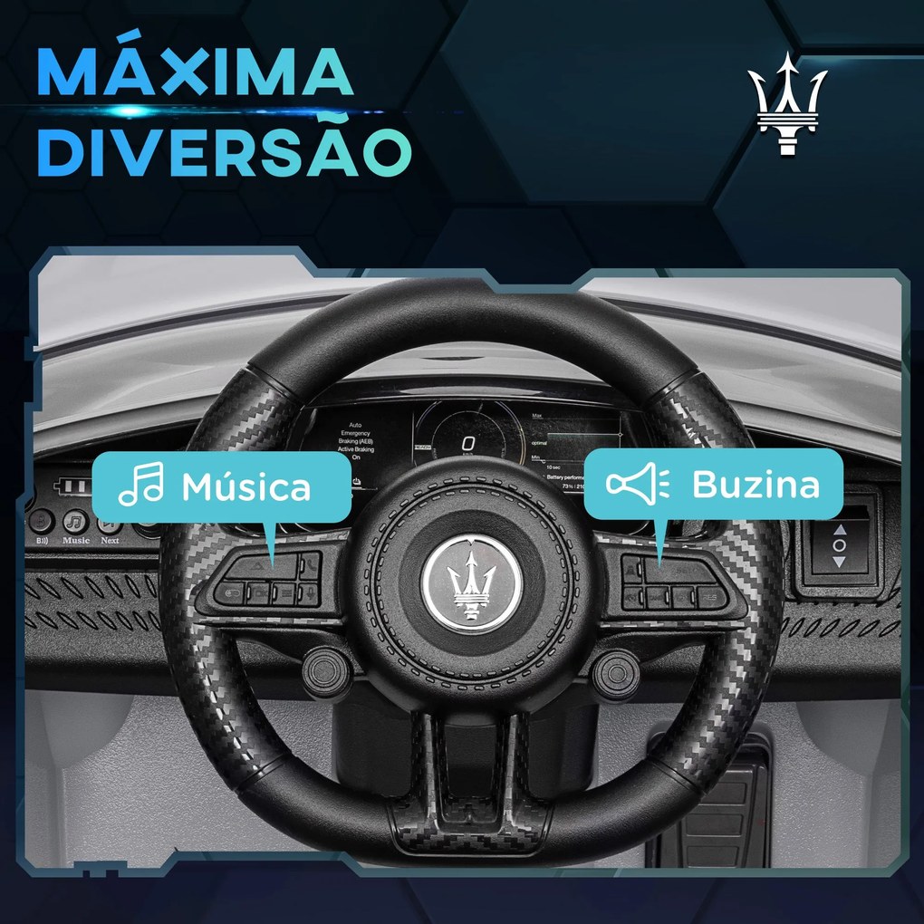 AIYAPLAY Carro Elétrico para Crianças acima de 3 Anos Carro Maserati G