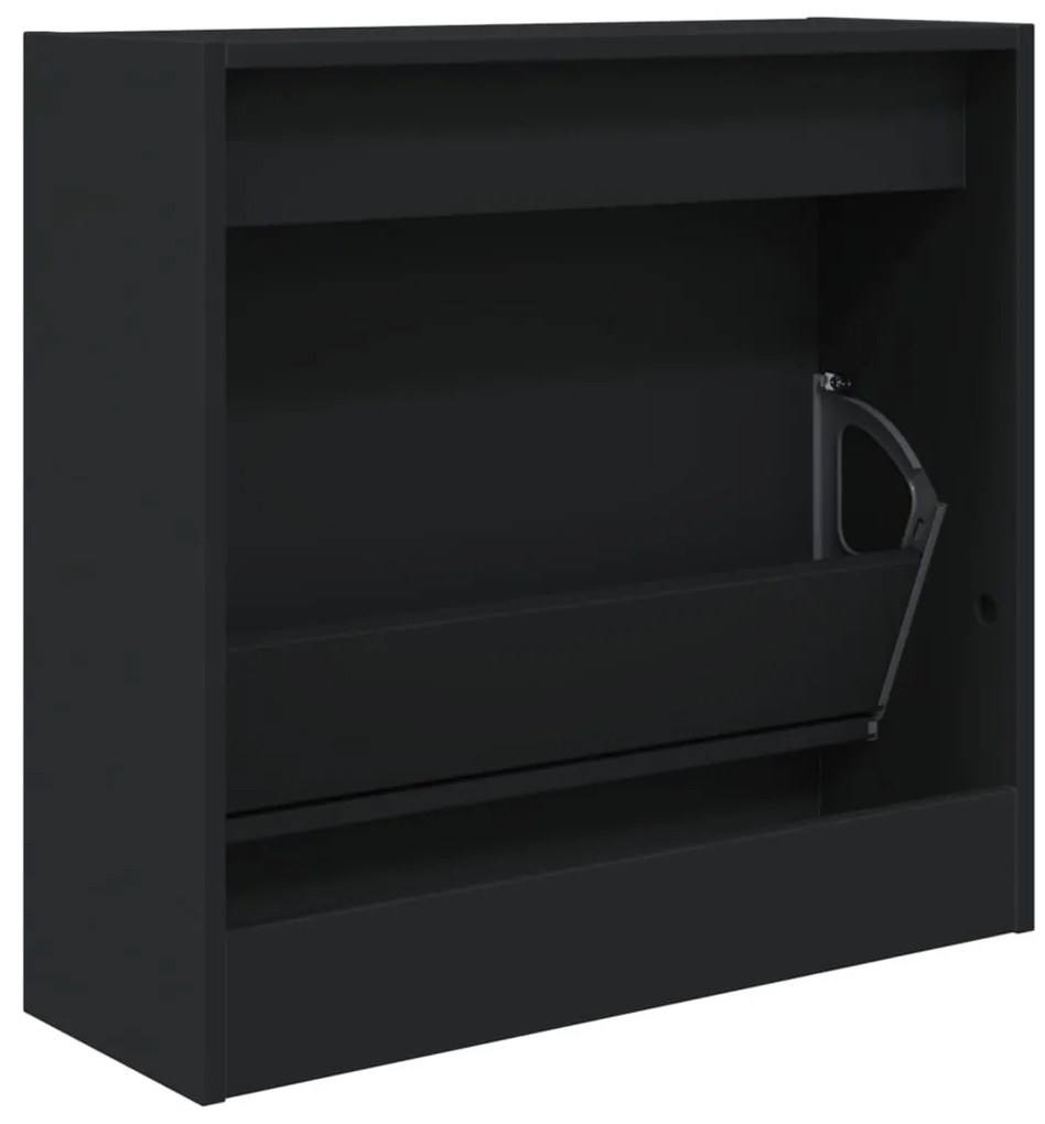 Sapateira 60x21x57 cm derivados de madeira preto