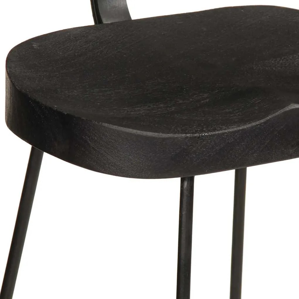 Bancos de bar 2 pcs 49x43x103 cm madeira de mangueira maciça