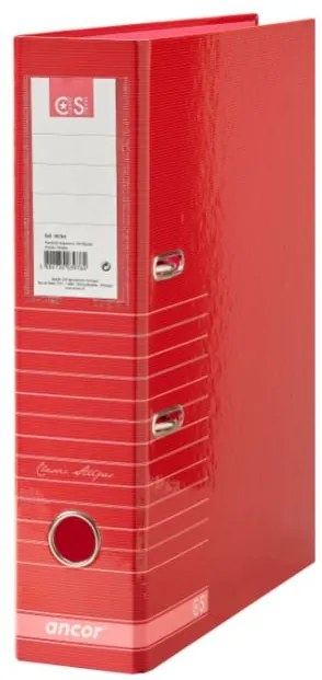 Pasta Arquivo Ancor Lombada Larga Classico Vermelha Riscas 8002 Classic Stripes