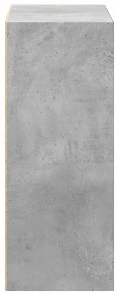 Estante c\ 2 prateleiras 60x30x76,5cm contrap. cinzento cimento