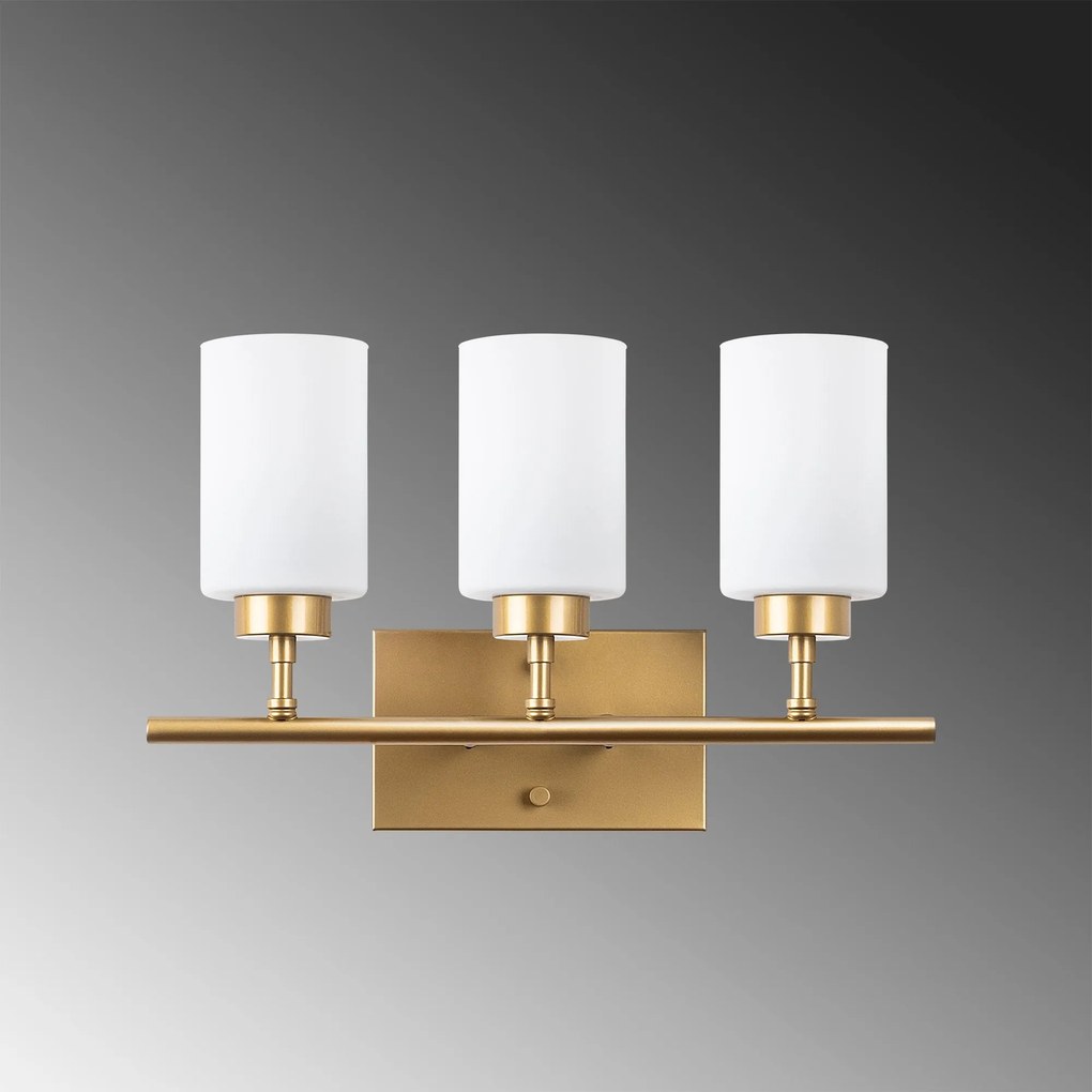 Candeeiro de Parede Yensuk – Dourado – 46 x 15 x 28 cm