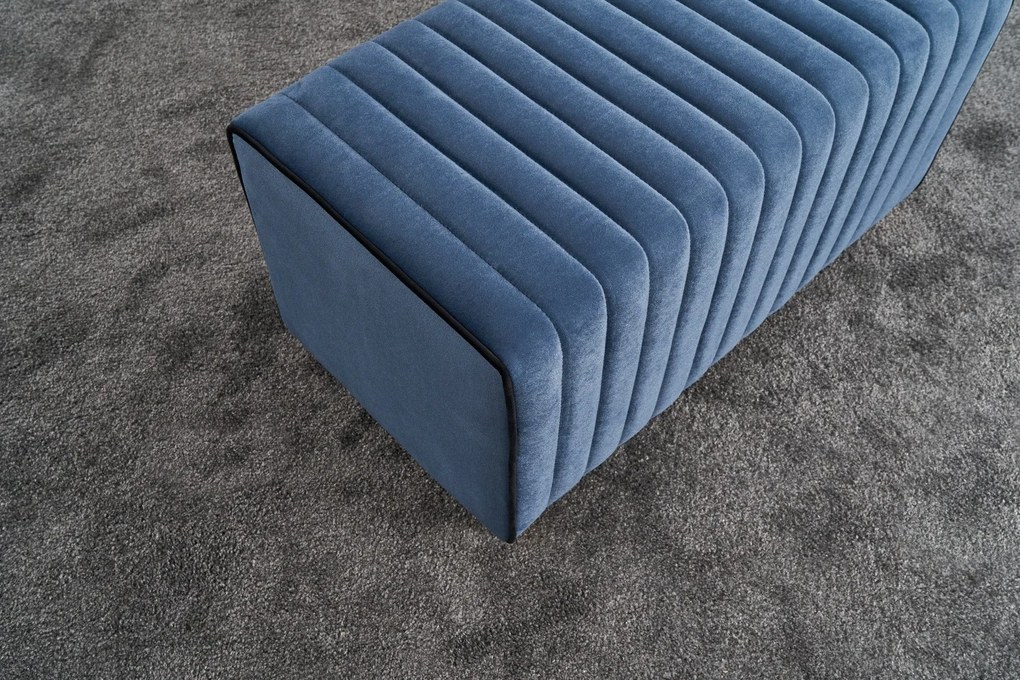 Pouffe Mabel – Azul – 80x40x40 cm