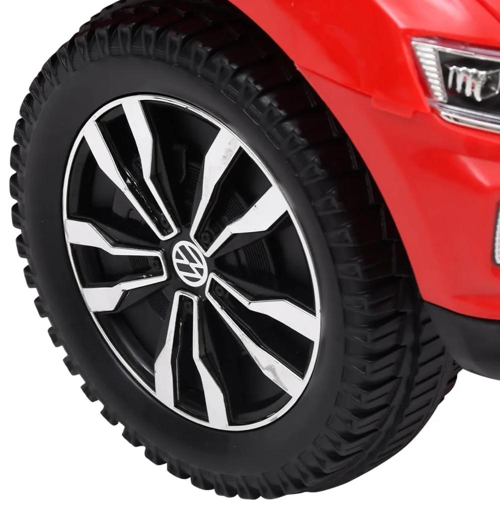 Carro de passeio Volkswagen T-Roc vermelho