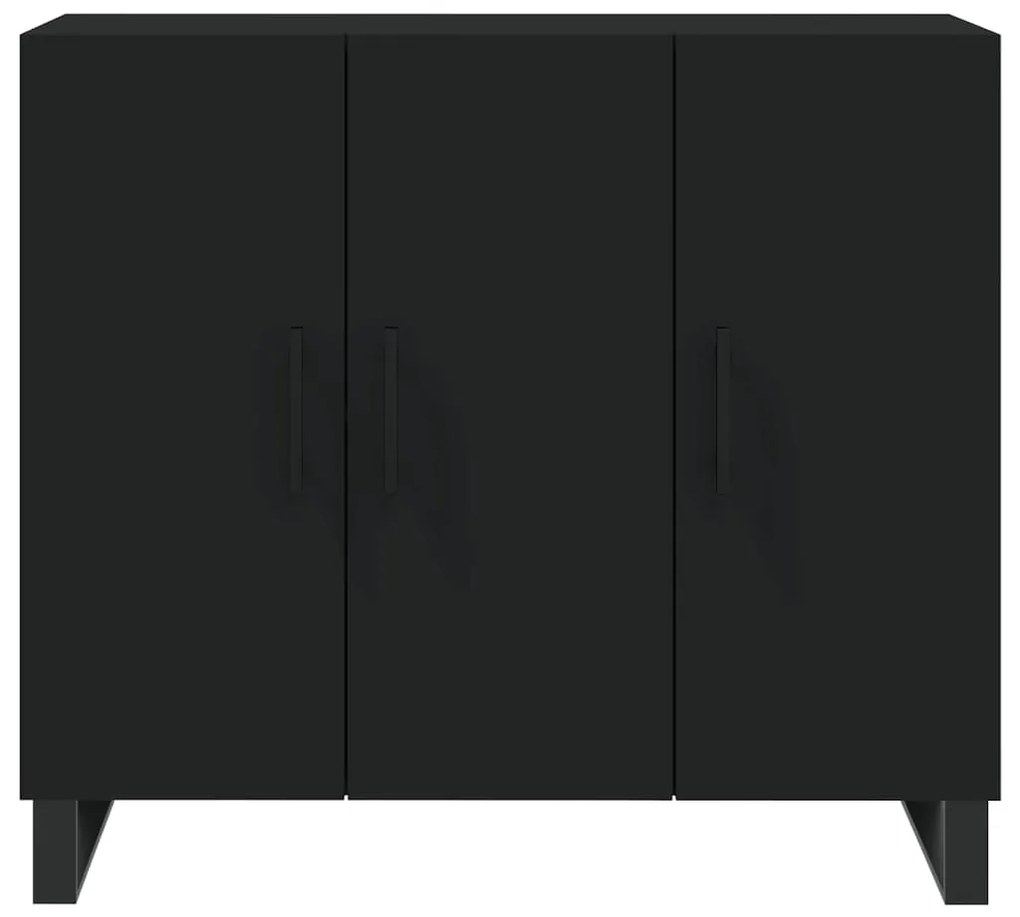 Aparador 90x34x80 cm derivados de madeira preto