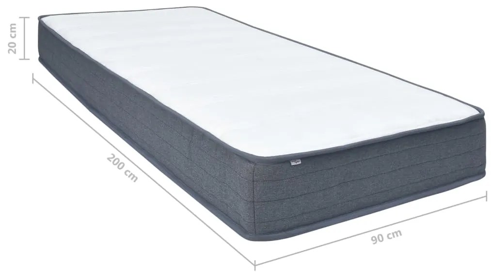 Colchão para cama boxspring 200x90x20 cm