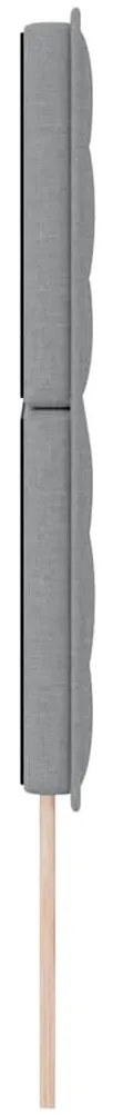 Cabeceira Design Linhas Cinza Claro 140 cm Tecido