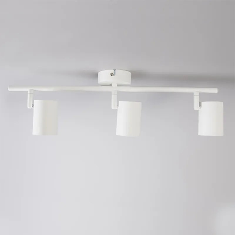 Foco de Teto Moderno Branco Ajustável 3 Luzes - Jeana