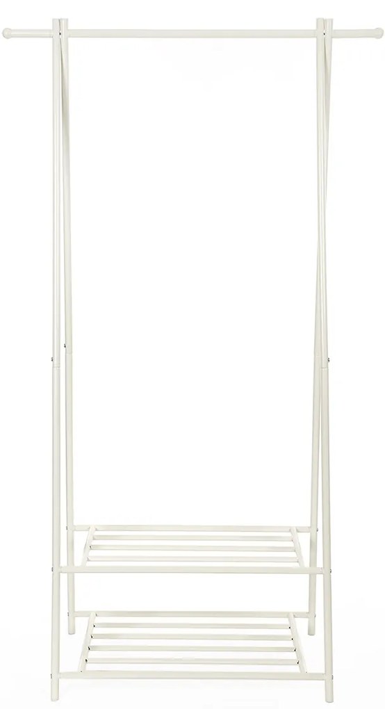 Guarda Roupa metálico 87,5 x 155 x 41 cm branco