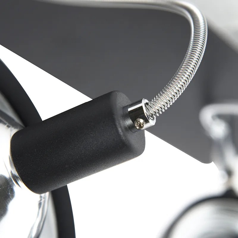 Projetores de design preto 2-luzes ajustáveis - Nox Moderno