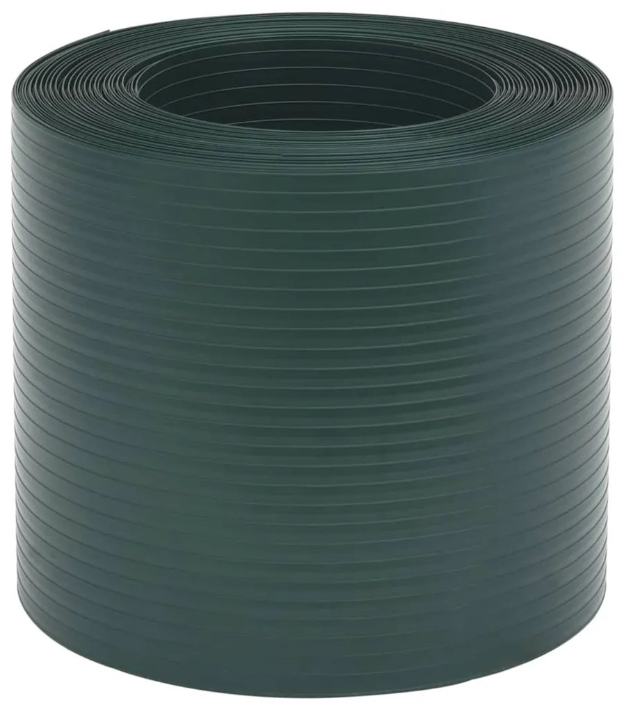 Telas privacidade p/ jardim 10 pcs 252,5x19 cm PVC verde
