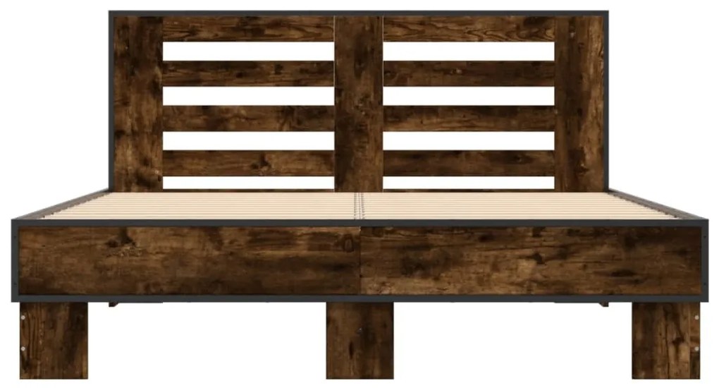 Estrutura de cama 135x190 cm derivados madeira/metal