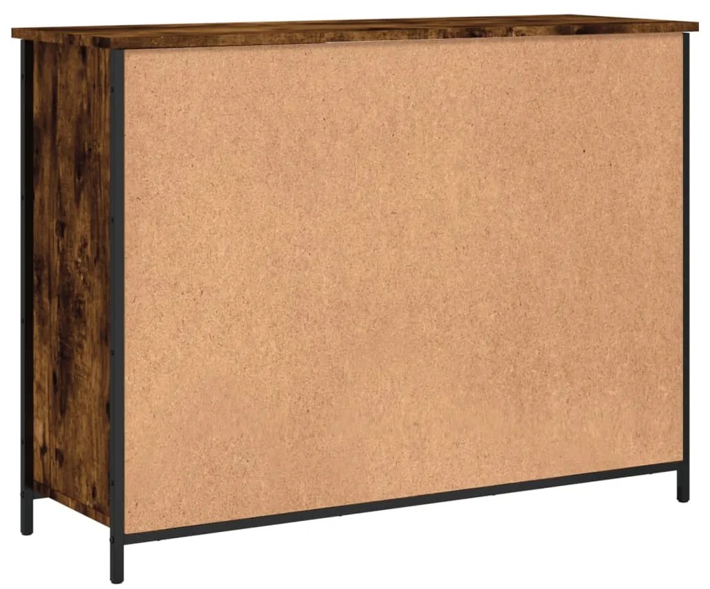 Aparador 100x35x75 cm derivados de madeira carvalho fumado