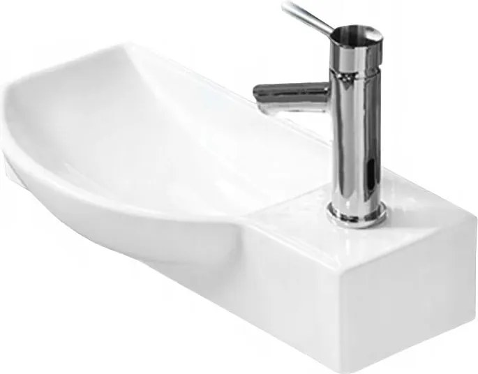 Mexen Hugo lavatório de bancada esquerdo 50 x 23 cm, branco - 21255000L