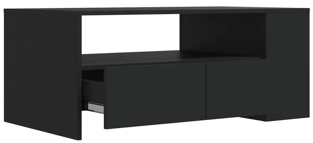 Mesa de centro 102x55x42 cm derivados de madeira preto